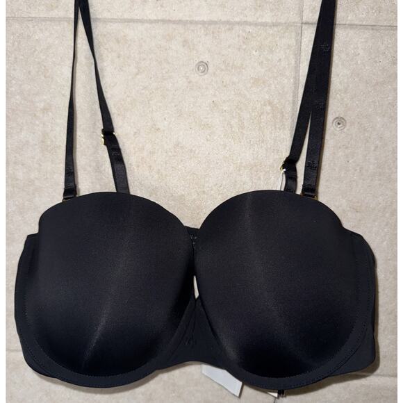 NWT Ralph Lauren Black Convertible Strapless Bra 34C - Picture 1 of 6